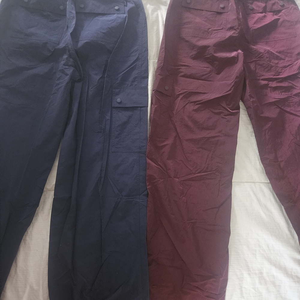 2 Small PINK By Victoria's Secret Parachute Pants New With Tags